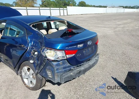 2013 Hyundai Elantra Gls from USA, damaged, VIN KMHDH4AE3DU534633